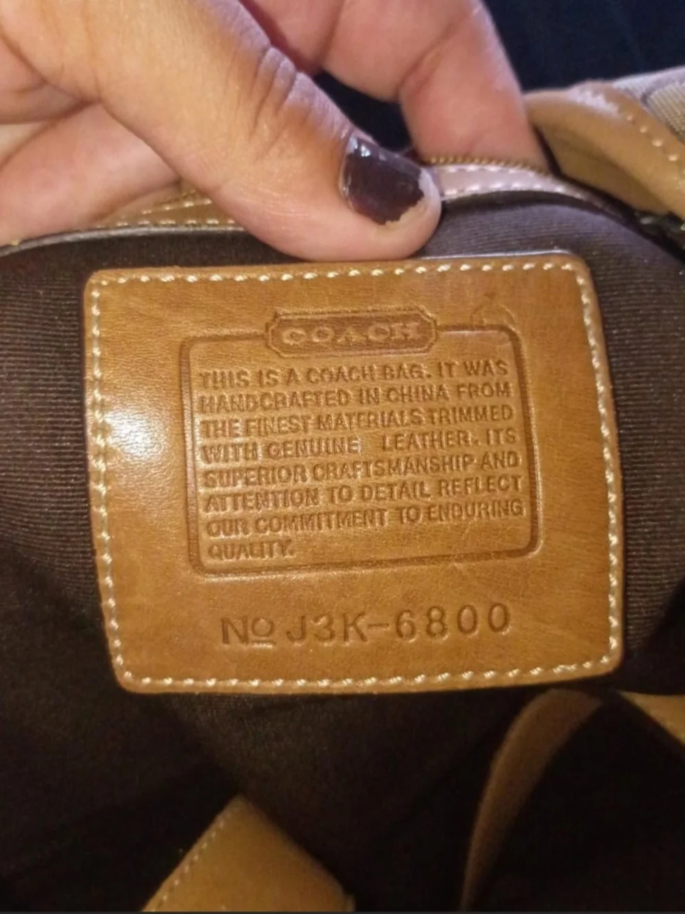 Coach Brown Signature Canvas Hobo Shoulder Bag with Tan Leather Trim
